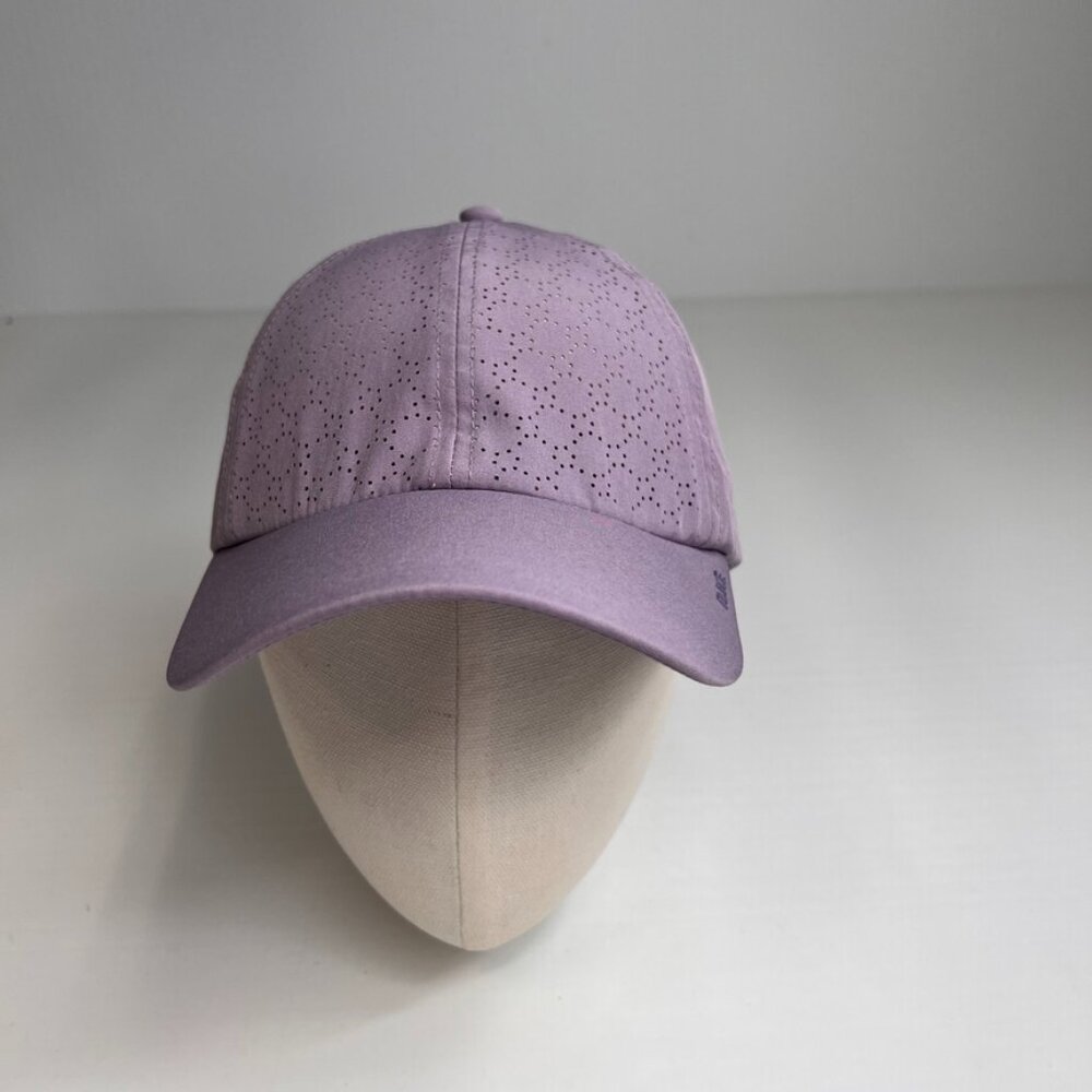 Alive Hat Women One Size Perforated Geo Spell Out Logo Run Gym Hype Core Cap Ex